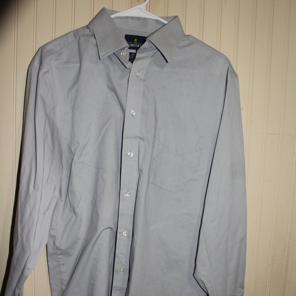 Stafford Men's Dress Button Down, Sz. 16